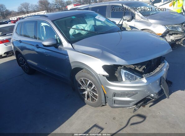 3VV3B7AX3MM058653 2021 VOLKSWAGEN TIGUAN Серый Передняя правая четверть