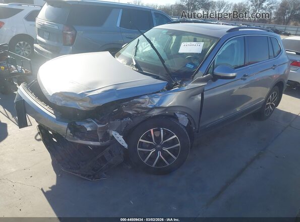 3VV3B7AX3MM058653 2021 VOLKSWAGEN TIGUAN Серый Передняя левая четверть