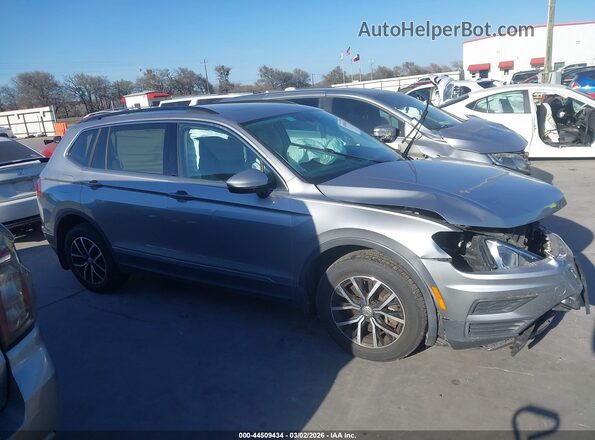 3VV3B7AX3MM058653 2021 VOLKSWAGEN TIGUAN Серый Вид задней части салона