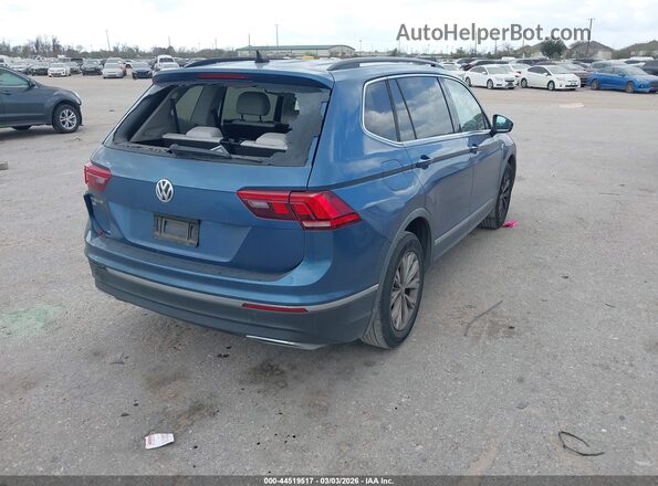 3VV3B7AX6JM039395 2018 VOLKSWAGEN TIGUAN Blue Trasero derecho