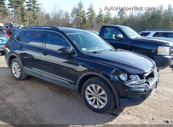 3VV3B7AX6JM050767 2018 VOLKSWAGEN TIGUAN Синий Передняя правая четверть
