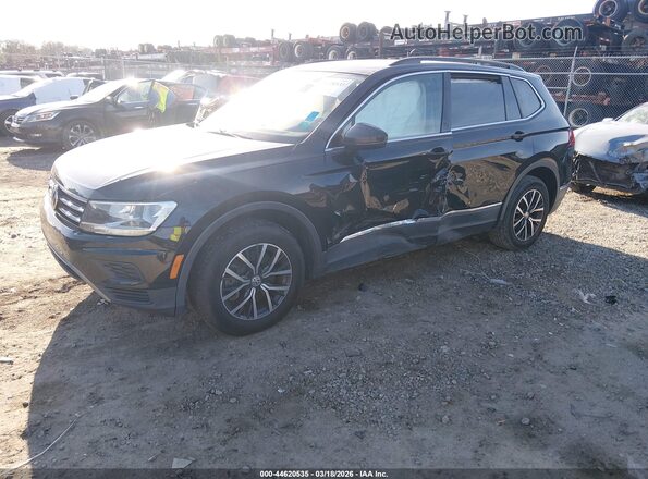 3VV3B7AX7LM101860 2020 VOLKSWAGEN TIGUAN Black Vista tres cuartos delantera izquierda