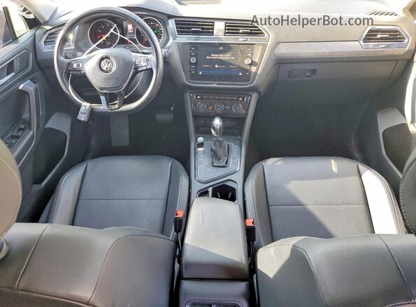 3VV3B7AX8KM101669 2019 VOLKSWAGEN TIGUAN Black წინა პანელის ხედი