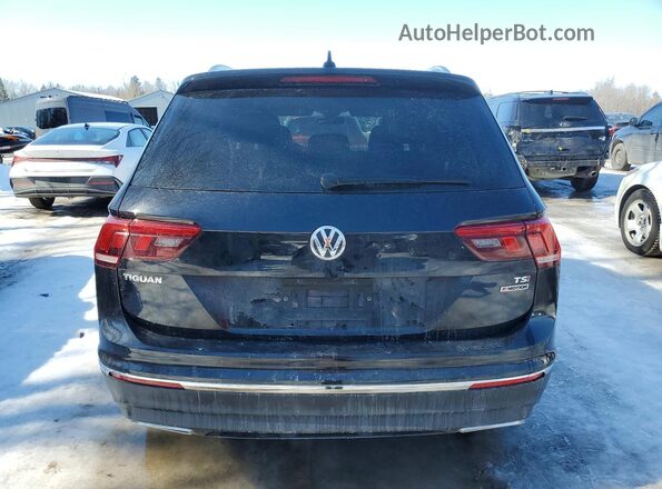 3VV4B7AX1JM067626 2018 VOLKSWAGEN TIGUAN Черный Вид сзади