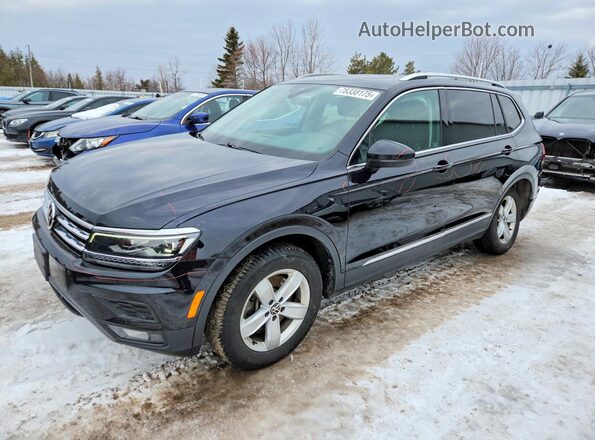 3VV4B7AX3KM138195 2019 VOLKSWAGEN TIGUAN Черный Передняя левая четверть