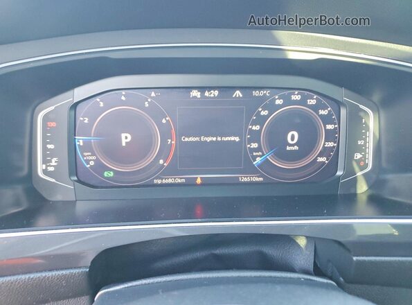 3VV4B7AX4MM152819 2021 VOLKSWAGEN TIGUAN Black Սարքավորումների վահանակի տեսք