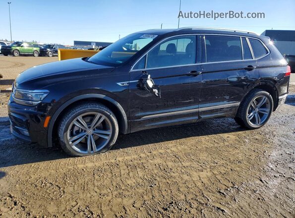 3VV4B7AX4MM152819 2021 VOLKSWAGEN TIGUAN Black Առջևի ձախ երեք քառորդ տեսարան