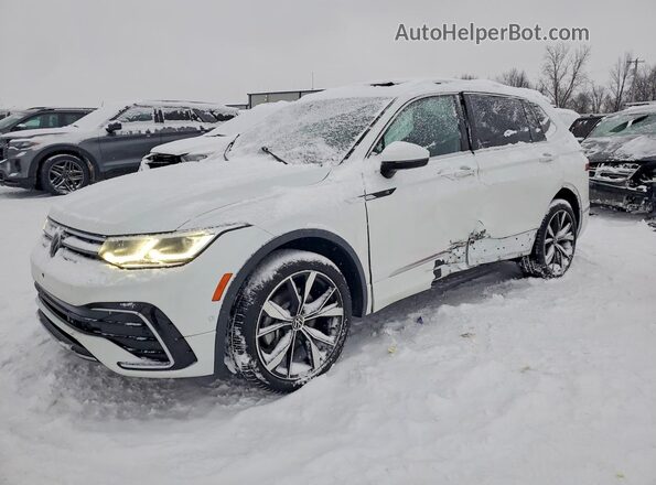 3VV4B7AX6RM185277 2024 VOLKSWAGEN TIGUAN Белый Передняя левая четверть