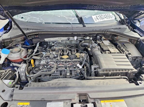 3VV5B7AX2RM209109 2024 VOLKSWAGEN TIGUAN Blue ძრავის განყოფილების ხედი