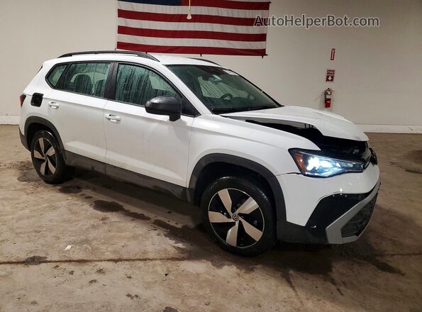 3VV8C7B27TM019732 2026 VOLKSWAGEN TAOS Белый Передняя правая четверть