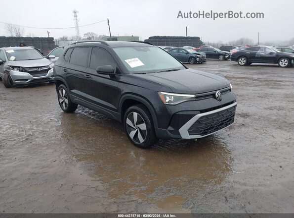 3VV8C7B28SM010889 2025 VOLKSWAGEN TAOS Черный Передняя правая четверть