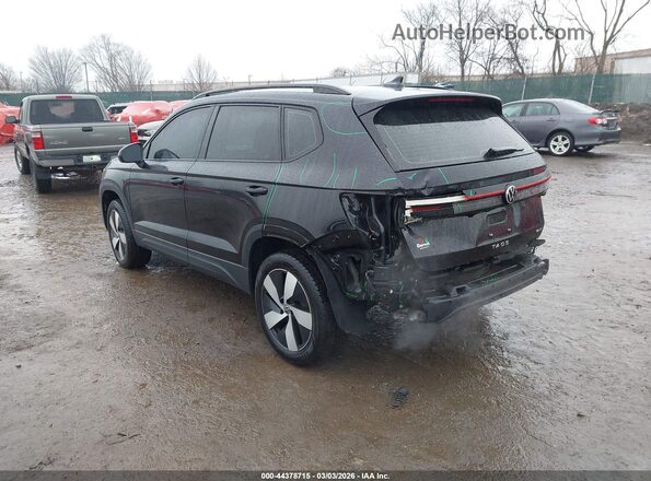 3VV8C7B28SM010889 2025 VOLKSWAGEN TAOS Черный Задняя левая четверть