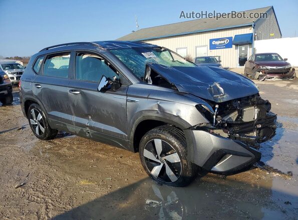 3VV8X7B20RM093796 2024 VOLKSWAGEN TAOS Серый Передняя правая четверть