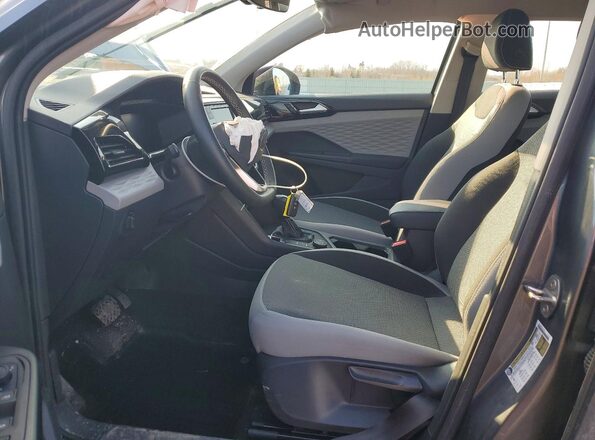 3VVAX7B23PM309672 2023 VOLKSWAGEN TAOS Серый Вид салона спереди
