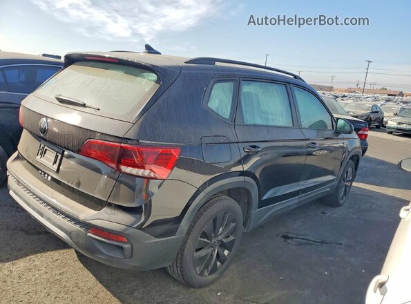 3VVCX7B2XNM086312 2022 VOLKSWAGEN TAOS Black Tył prawy