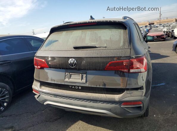 3VVCX7B2XNM086312 2022 VOLKSWAGEN TAOS Black Widok z tyłu