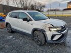 2022 Volkswagen Taos Se Iq Drive White vin: 3VVLX7B24NM035405