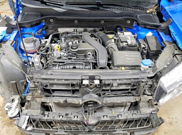 3VVLX7B29RM084072 2024 VOLKSWAGEN TAOS Blue Widok komory silnika