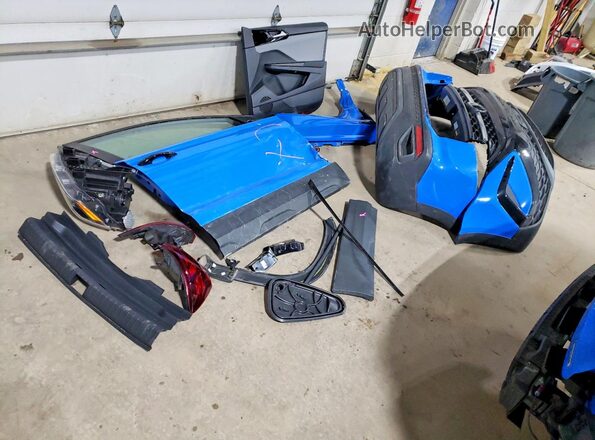 3VVLX7B29RM084072 2024 VOLKSWAGEN TAOS Blue Widok naklejki z numerem VIN