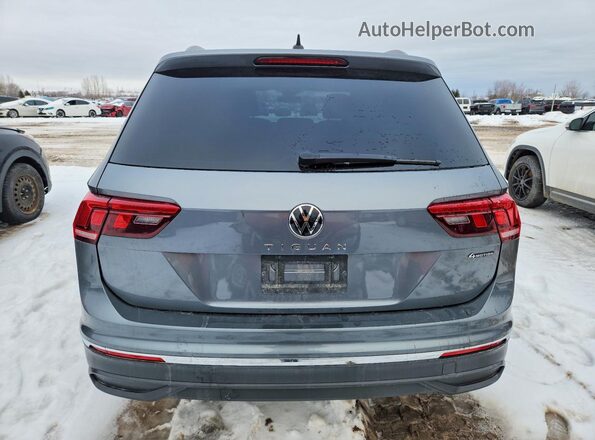 3VVMB7AX6PM079862 2023 VOLKSWAGEN TIGUAN Gray Հետևի տեսք