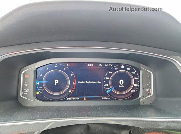 3VVMB7AX6PM079862 2023 VOLKSWAGEN TIGUAN Gray Սարքավորումների վահանակի տեսք