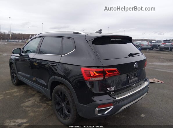 3VVNX7B29PM311301 2023 VOLKSWAGEN TAOS Черный Задняя левая четверть