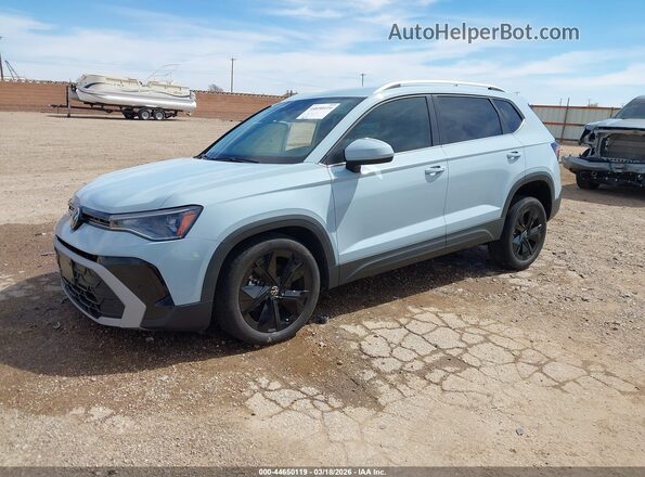 3VVSC7B25SM067055 2025 VOLKSWAGEN TAOS Синий Передняя левая четверть