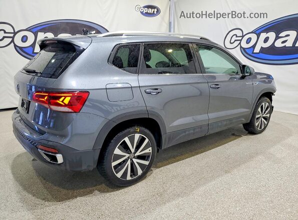3VVSX7B29RM063346 2024 VOLKSWAGEN TAOS Серый Задняя правая четверть