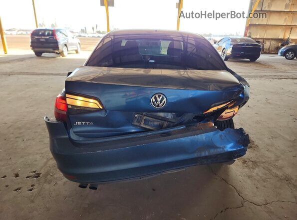 3VW2B7AJ8JM236345 2018 VOLKSWAGEN JETTA Синий Вид сзади