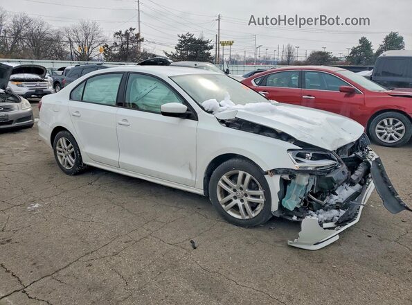 3VW2B7AJXJM204495 2018 VOLKSWAGEN JETTA Белый Передняя правая четверть
