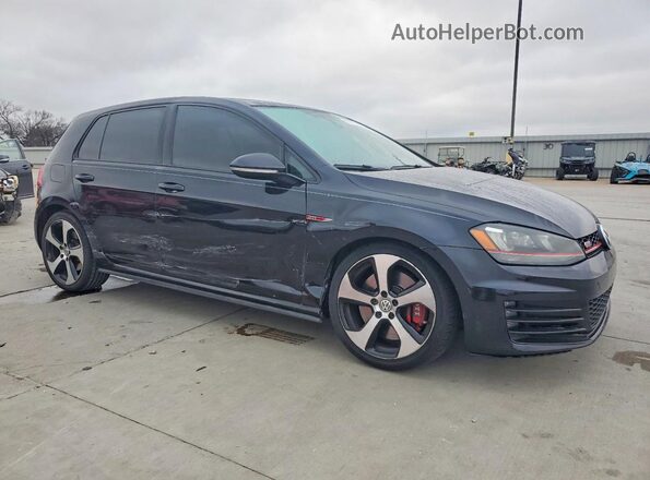 3VW447AU0HM030153 2017 VOLKSWAGEN GTI Black წინა მარჯვენა
