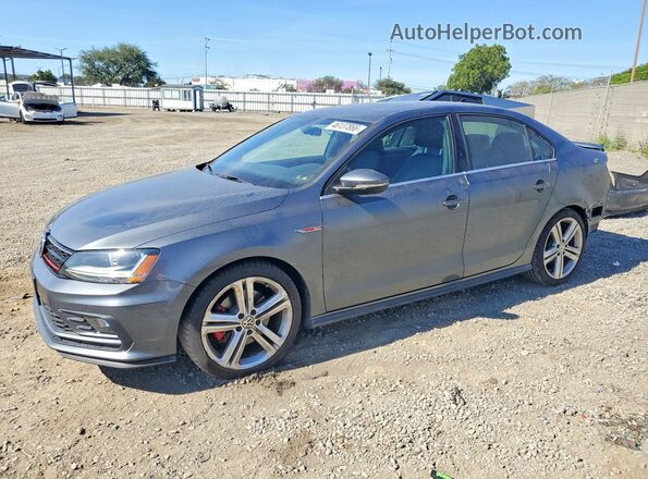 3VW4T7AJ9HM336938 2017 VOLKSWAGEN JETTA Gray Przód lewy