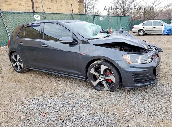 3VW4T7AU9HM032308 2017 VOLKSWAGEN GTI Серый Передняя правая четверть