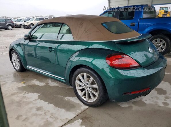 3VW517AT9HM819194 2017 VOLKSWAGEN BEETLE Зеленый Задняя левая четверть