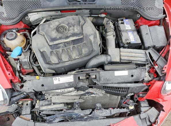 3VW5DAAT4JM517578 2018 VOLKSWAGEN BEETLE Red უკანა სალონის ხედი
