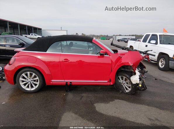 3VW5DAAT8JM504848 2018 VOLKSWAGEN BEETLE Красный Вид задней части салона