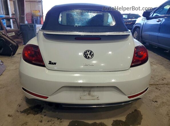 3VW5DAAT8JM512562 2018 VOLKSWAGEN BEETLE White Вид ззаду