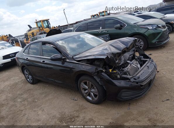 3VW7M7BU3PM007556 2023 VOLKSWAGEN JETTA Black Widok zestawu wskaźników