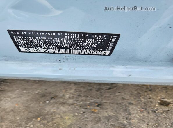 3VW7W7BU0TM012959 2026 VOLKSWAGEN JETTA Серебряный Вид подкапотного пространства