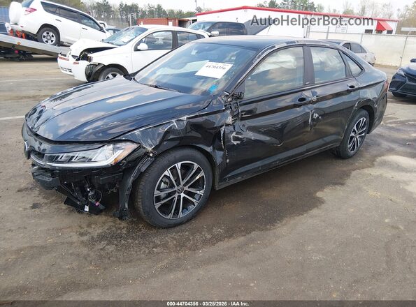 3VWBW7BU2TM005134 2026 VOLKSWAGEN JETTA Черный Передняя левая четверть