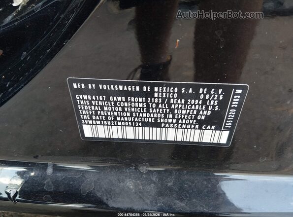 3VWBW7BU2TM005134 2026 VOLKSWAGEN JETTA Черный Вид подкапотного пространства