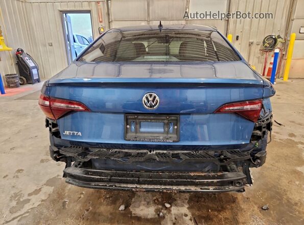 3VWC57BU2KM204786 2019 VOLKSWAGEN JETTA Blue უკანა ხედი