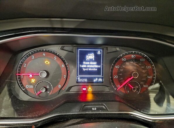 3VWC57BU2KM204786 2019 VOLKSWAGEN JETTA Blue ხელსაწყოთა პანელის ხედი
