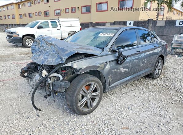 3VWC57BU2KM237190 2019 VOLKSWAGEN JETTA Gray Vista tres cuartos delantera izquierda