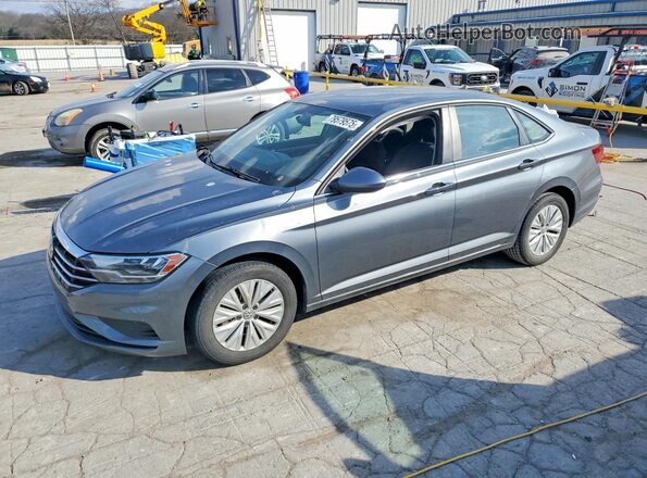 3VWC57BU4KM054583 2019 VOLKSWAGEN JETTA Gray Vista tres cuartos delantera izquierda