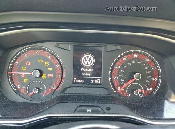 3VWC57BU9LM079013 2020 VOLKSWAGEN JETTA Белый Вид щитка приборов