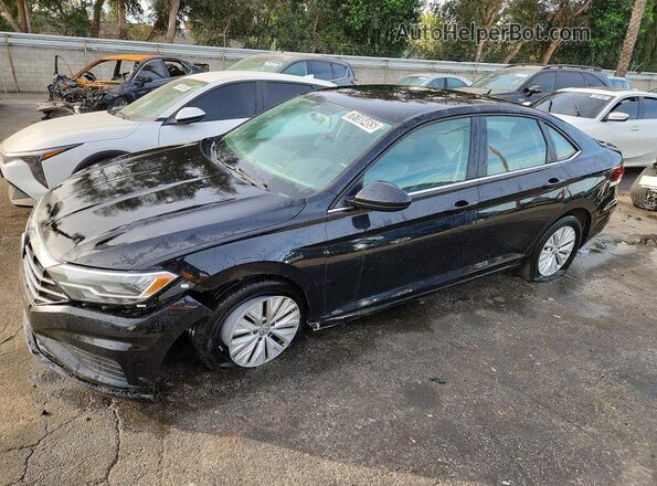 3VWCB7BU1LM041512 2020 VOLKSWAGEN JETTA Черный Передняя левая четверть