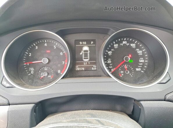 3VWDB7AJ1HM221639 2017 VOLKSWAGEN JETTA Gray Vista del cuadro de instrumentos