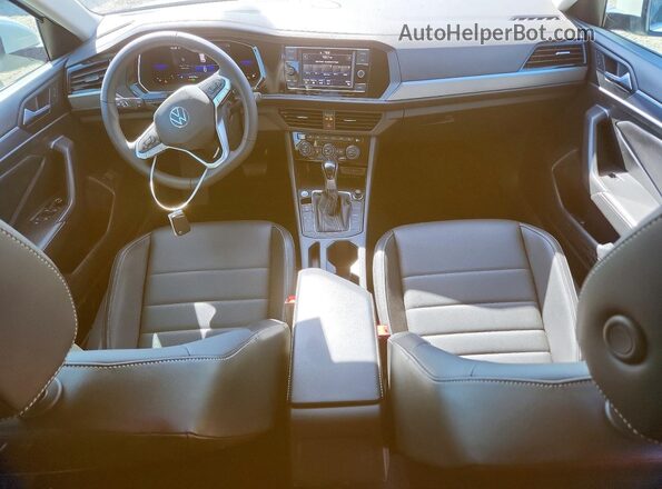 3VWEM7BU6NM019236 2022 VOLKSWAGEN JETTA White Widok deski rozdzielczej