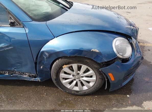 3VWF17AT9HM624264 2017 VOLKSWAGEN BEETLE Синий Вид спереди